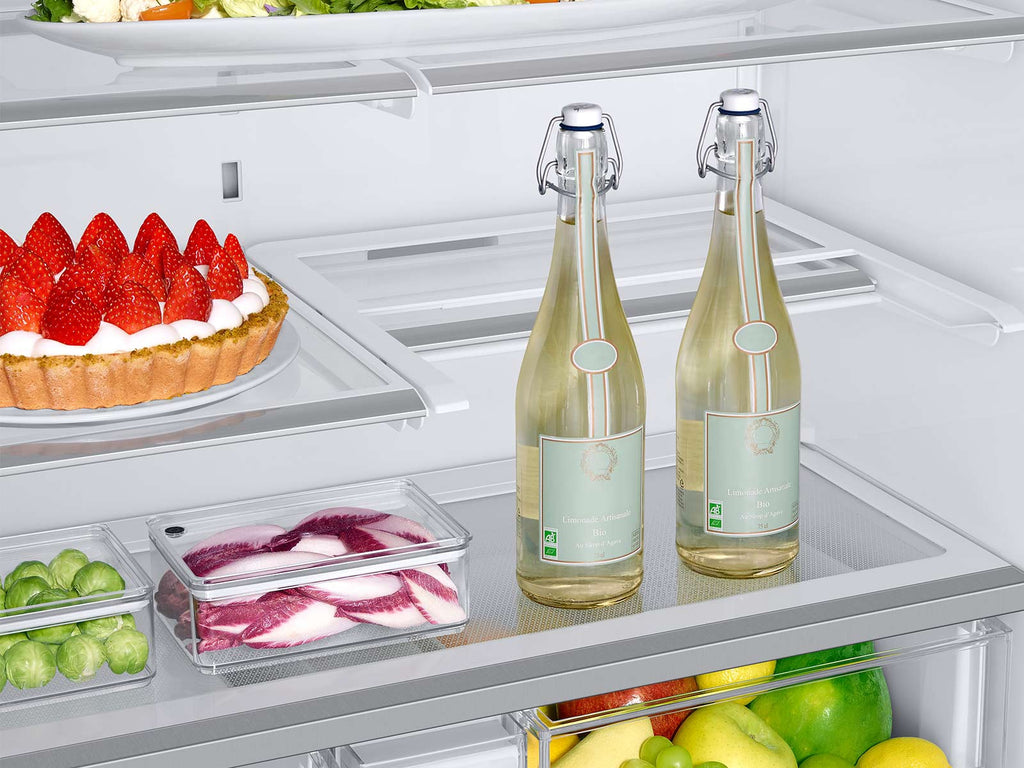 Samsung 23 cu. ft. Counter Depth 4-Door French Door Refrigerator in Stainless Steel