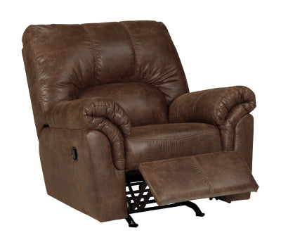 Ashley Furniture Bladen Manual Recliner in Coffee