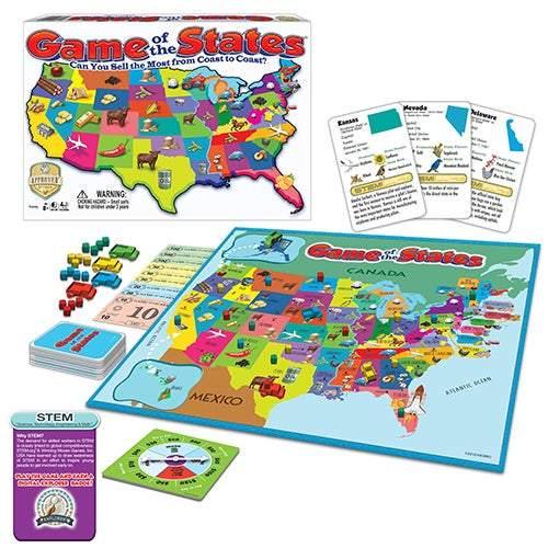 Winning Moves Game Of The States Ages 8+ Years - Smart Neighbor