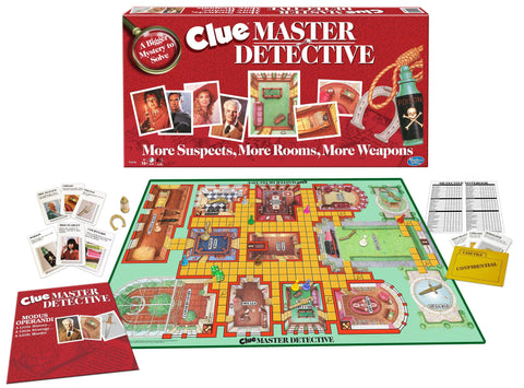 Winning Moves Clue Master Detective Board Game Ages 10+ Years - Smart Neighbor