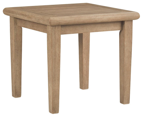 Gerianne - Grayish Brown - Square End Table