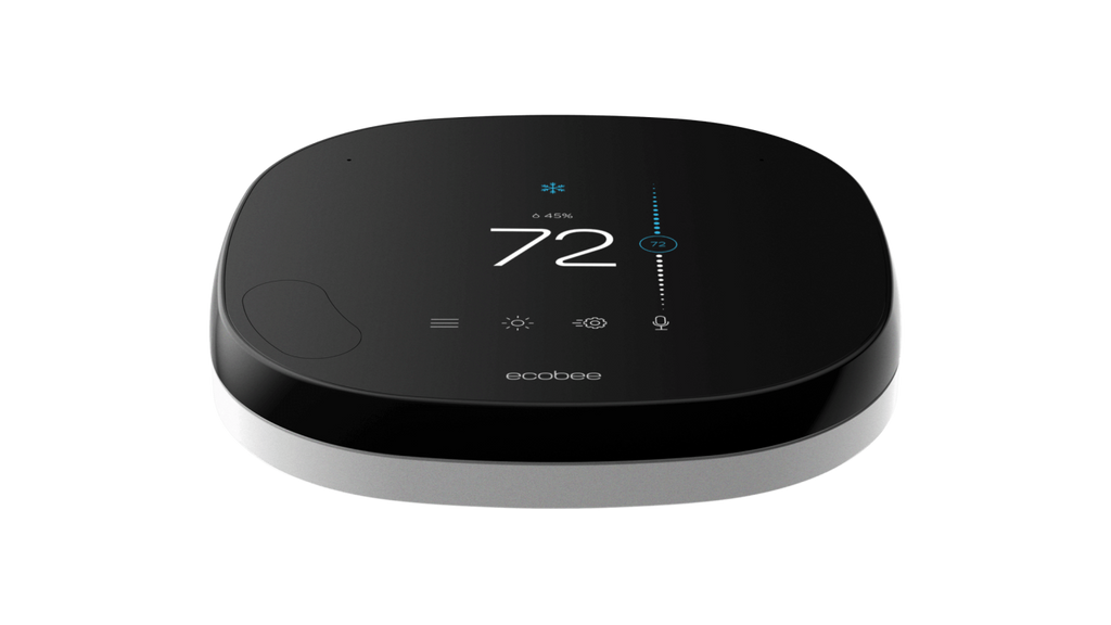 Ecobee Smart Programmable Thermostat with Voice Control - Black