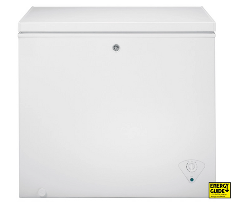 GE® 7.0 Cu. Ft. Manual Defrost Chest Freezer in White