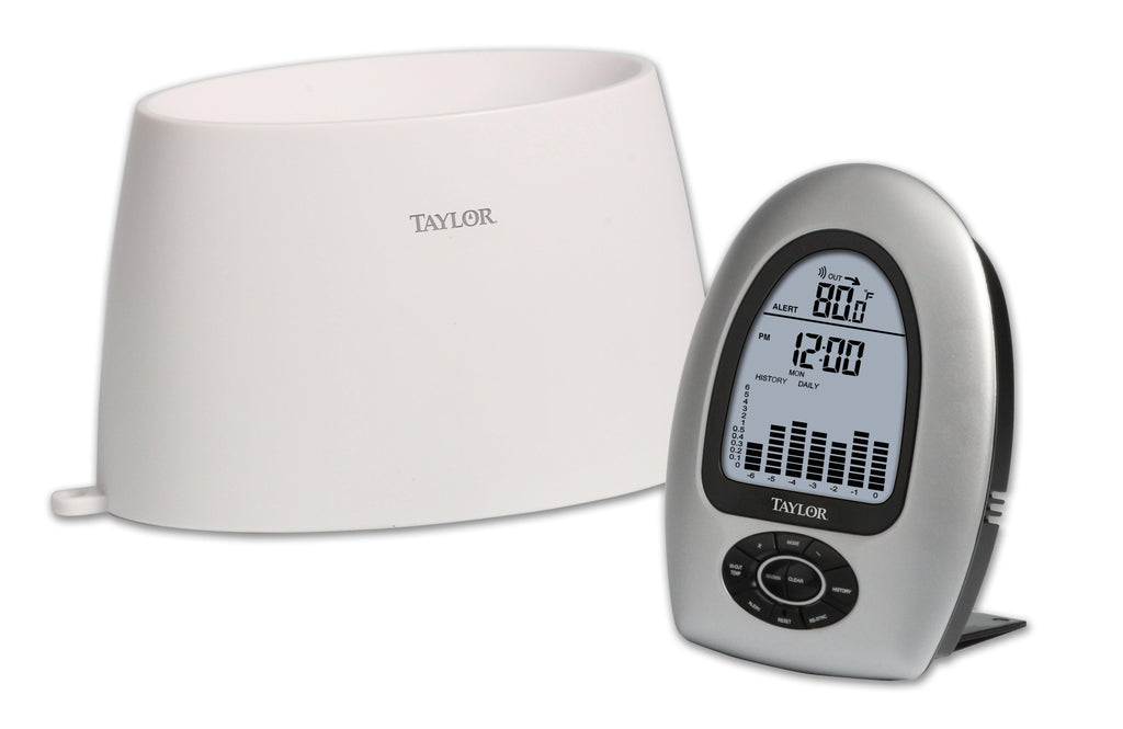 Taylor Wireless Digital Rain Gauge w/ Thermometer - Smart Neighbor