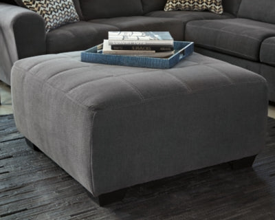 Ashley Furniture Ambee Oversized Accent Ottoman Black/Gray