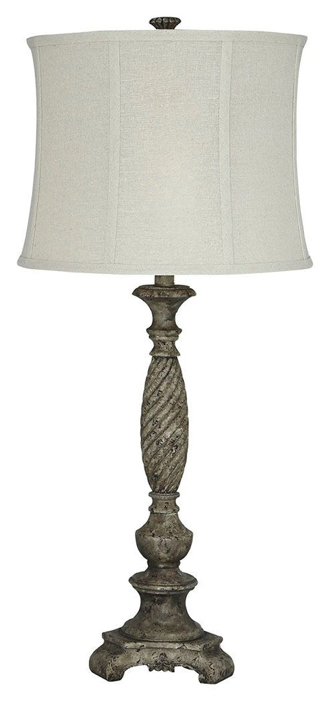 Alinae - Antique Gray - Poly Table Lamp (1/CN)