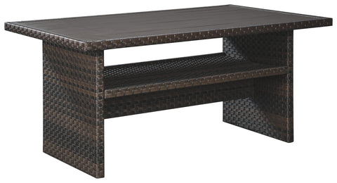 Easy Isle - Dark Brown/Beige - RECT Multi-Use Table