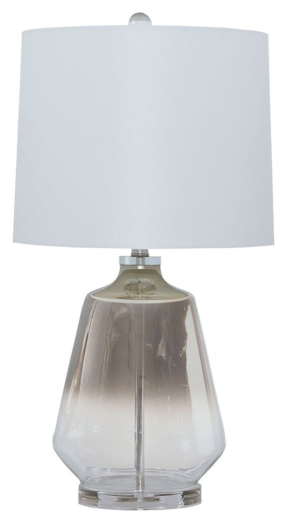 Jaslyn - Silver Finish - Glass Table Lamp (1/CN)
