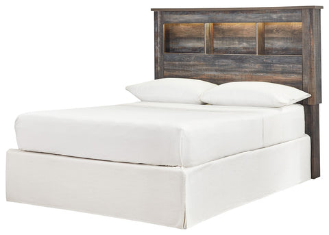 Drystan - Multi - Full Bookcase Headboard