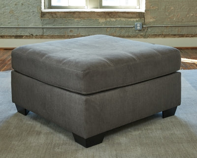 Ashley Furniture Pitkin Oversized Accent Ottoman Black/Gray