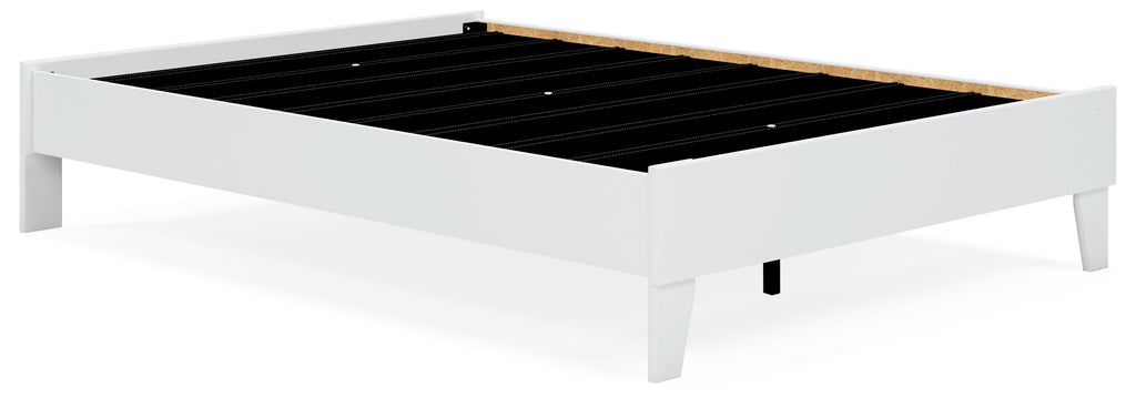Finch - White - Full Platform Bed