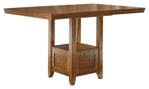 Ralene - Medium Brown - RECT DRM Counter EXT Table