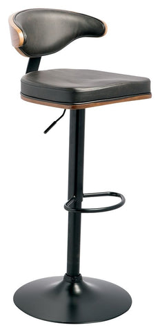 Bellatier - Brown/Black - Tall UPH Swivel Barstool(1/CN)