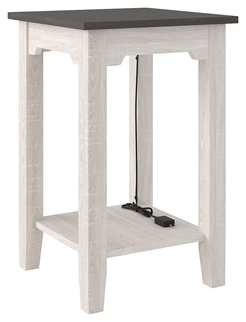 Dorrinson - Two-tone - Chair Side End Table