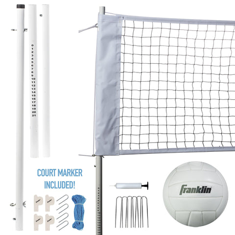 Franklin Sports Professional Volleyball Net and Ball Set - Smart Neighbor