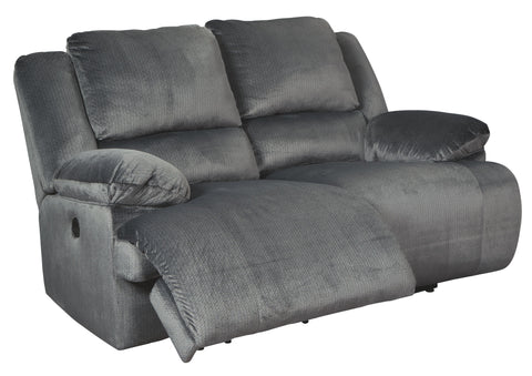 Clonmel - Charcoal - Reclining Power Loveseat