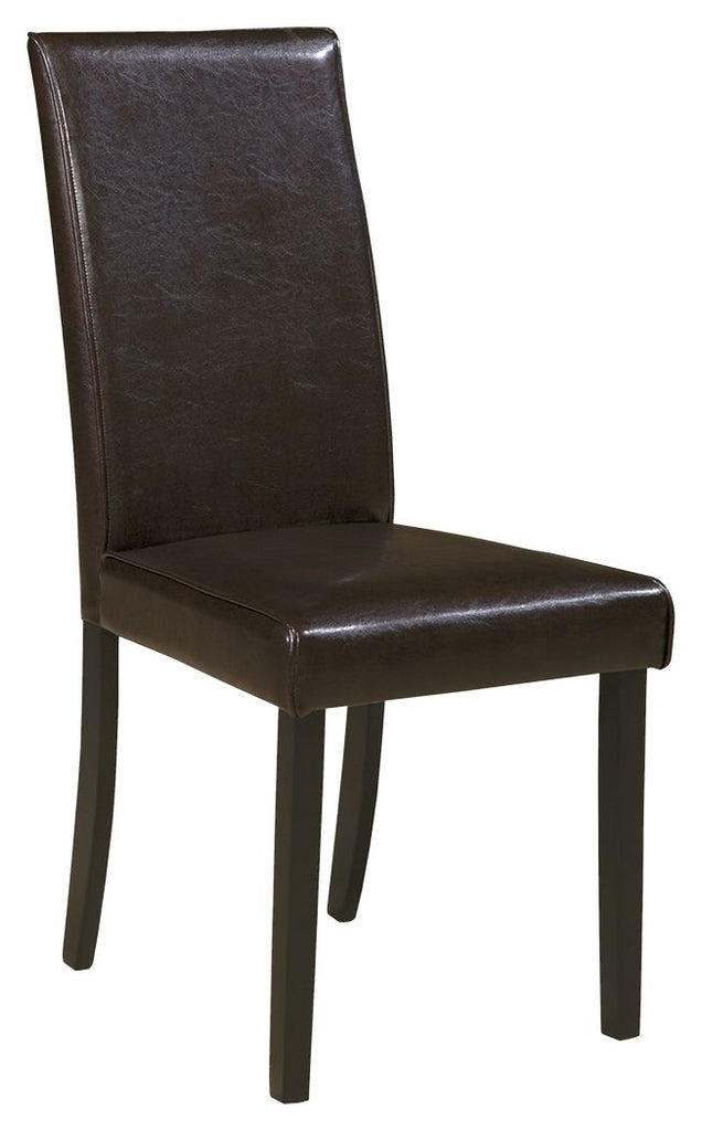 Kimonte - Dark Brown - Dining UPH Side Chair (2/CN)