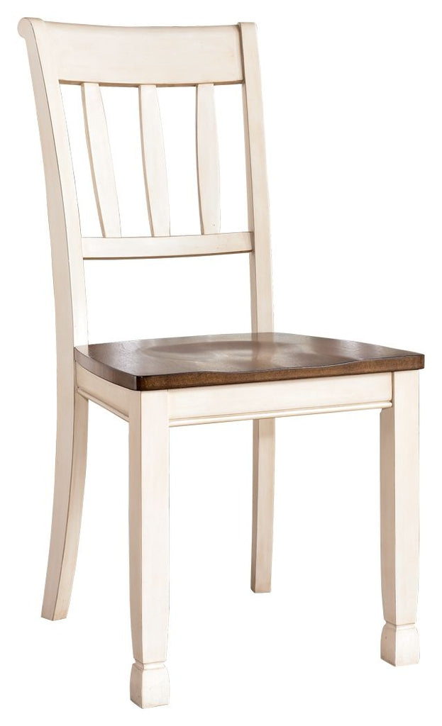 Whitesburg - Brown/Cottage White - Dining Room Side Chair (2/CN)