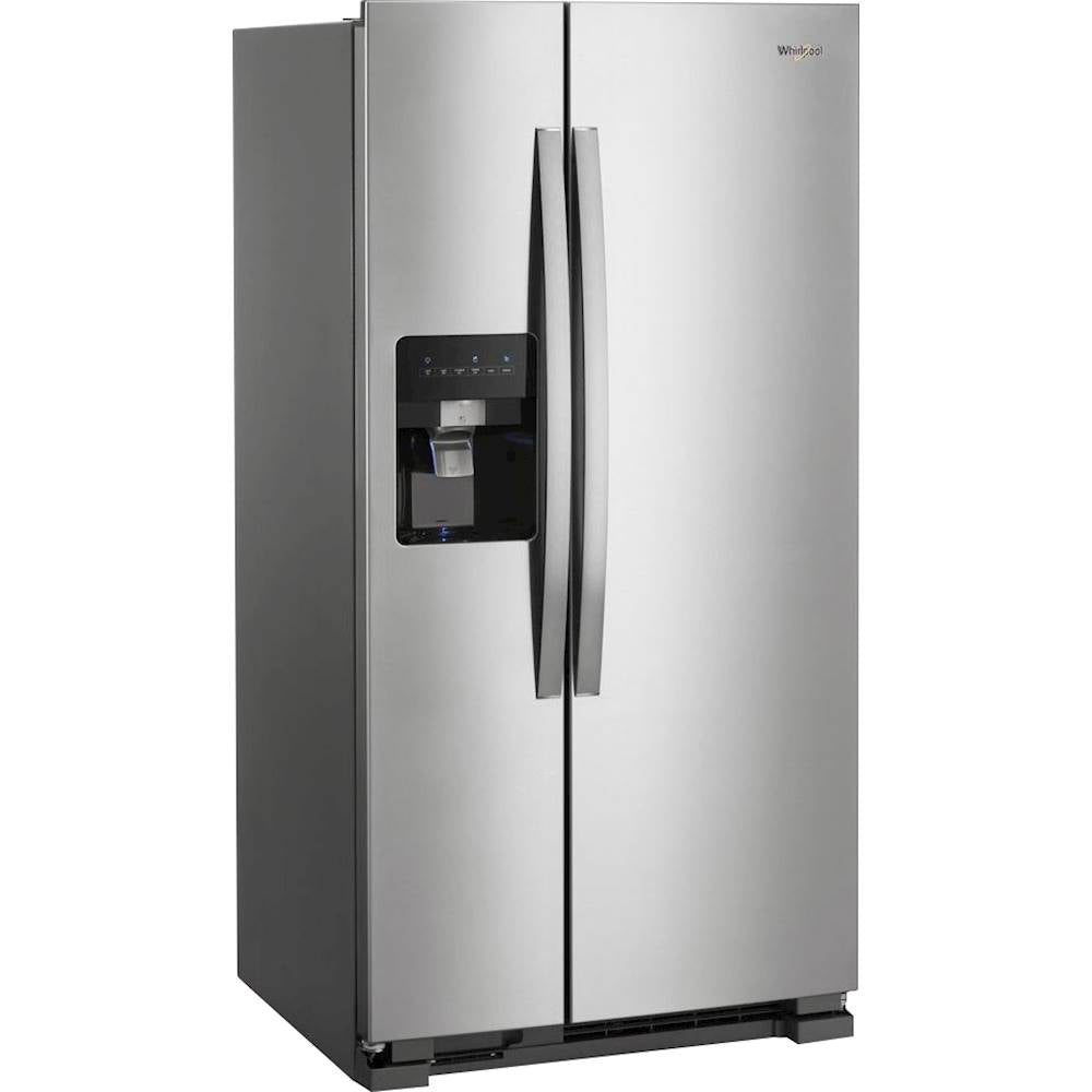 Whirlpool 24 Cu. Ft. Side-by-Side Refrigerator - 36" stainless - Monochromatic Stainless Steel