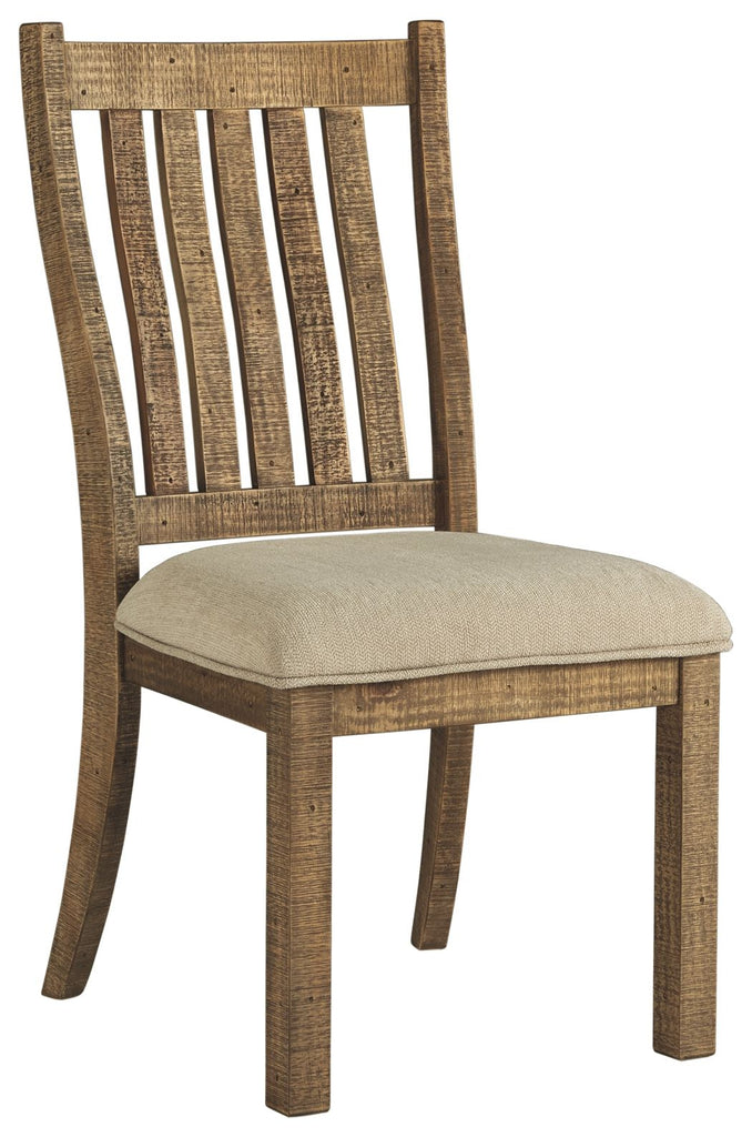 Grindleburg - Light Brown - Dining UPH Side Chair (2/CN)