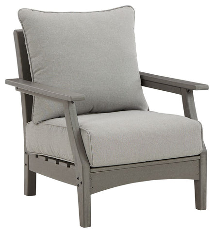 Visola - Gray - Lounge Chair w/Cushion (2/CN)