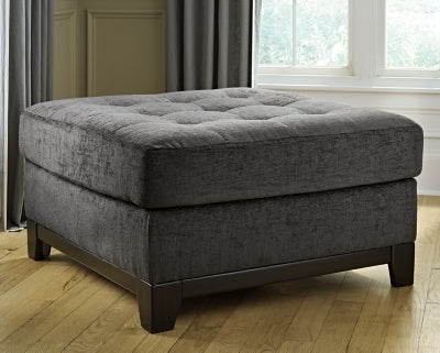 Ashley Furniture Reidshire Oversized Accent Ottoman Black/Gray