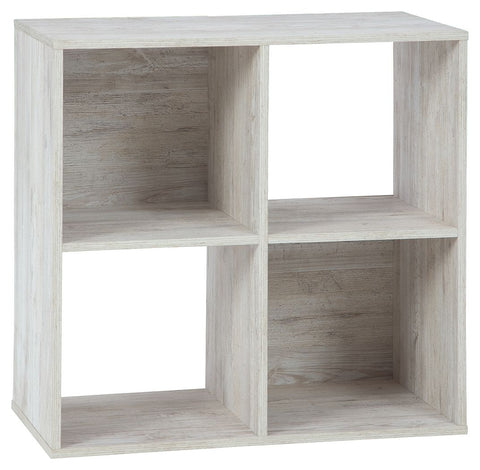 Paxberry - Whitewash - Four Cube Organizer