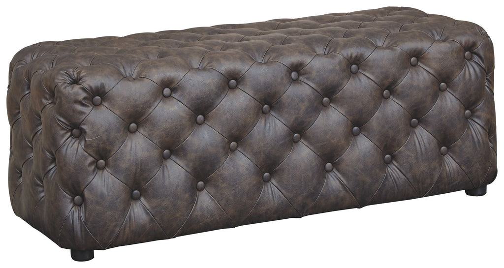 Lister - Brown - Accent Ottoman
