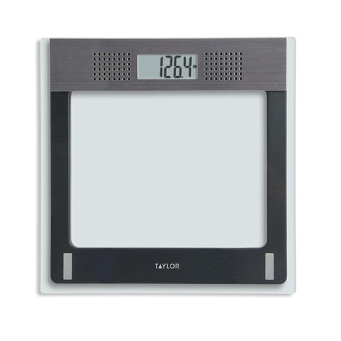 Taylor Electronic Glass Talking Bath Scale 440lb Capacity - Smart Neighbor