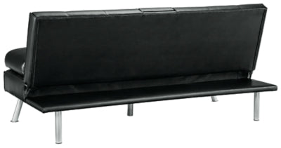 Ashley Furniture Mirclay Flip Flop Sofa Black/Gray