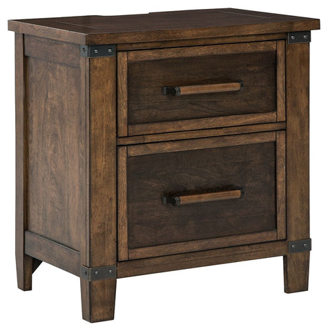 Wyattfield - Two-tone - Two Drawer Night Stand