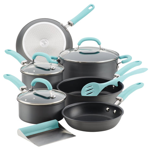 Rachael-Ray-Create-Delicious-11pc-Hard-Anodized-Nonstick-Cookware-Light-Blue