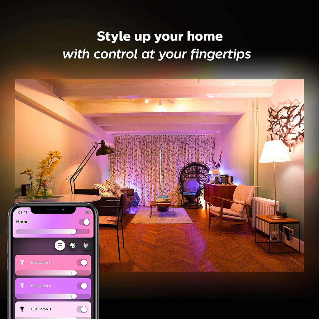 Philips Hue White and Color Ambiance A19 LED Smart Bulb - Smart Neighbor
