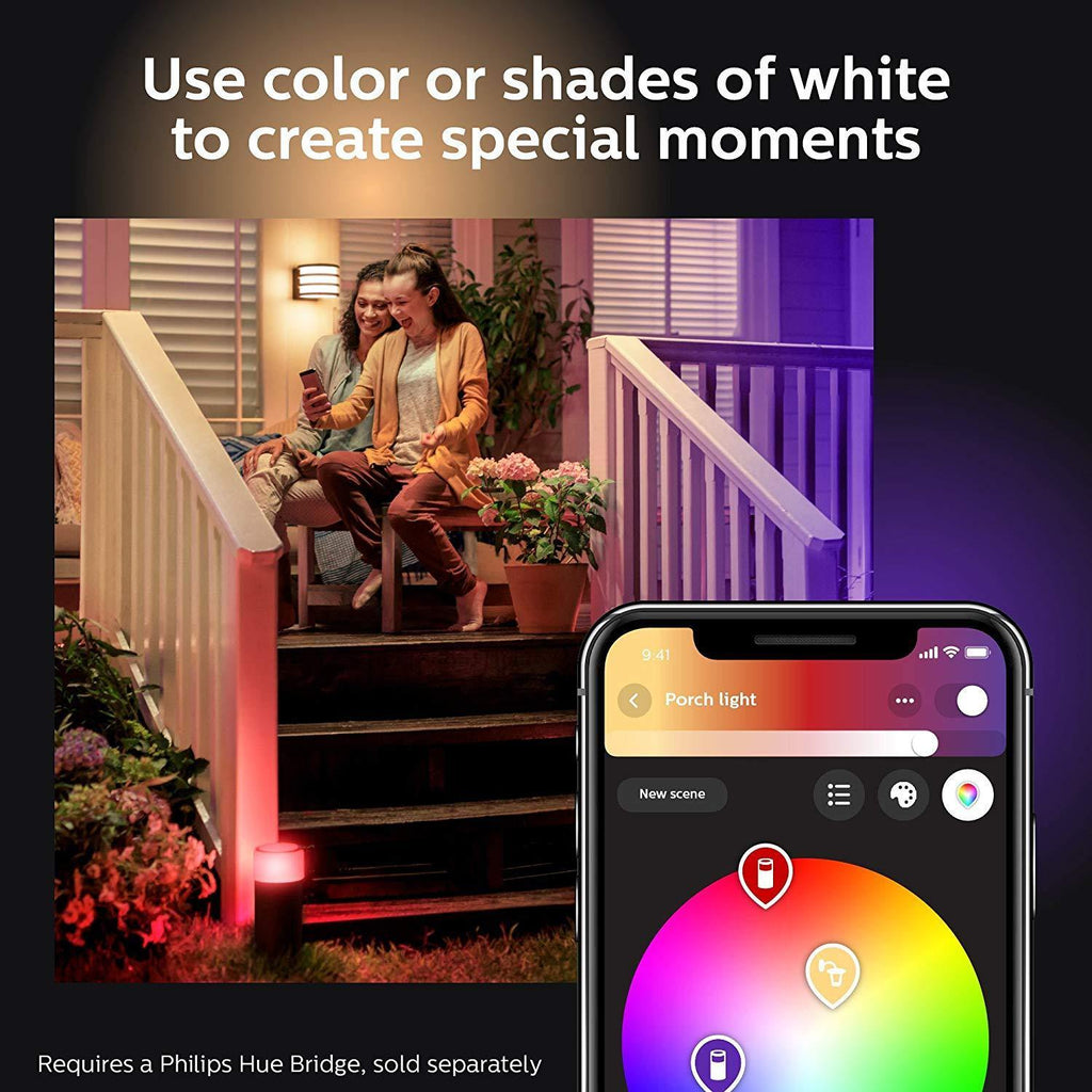 Philips Hue White & Color Ambiance Outdoor Pathway Light - Smart Neighbor