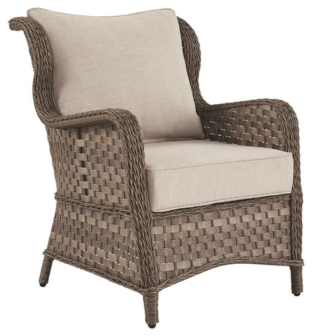 Clear Ridge - Light Brown - Lounge Chair w/Cushion (2/CN)