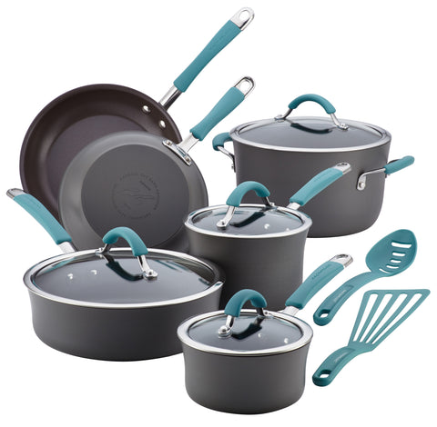 Rachael-Ray-Cucina-12pc-Hard-Anodized-Nonstick-Cookware-Agave-Blue