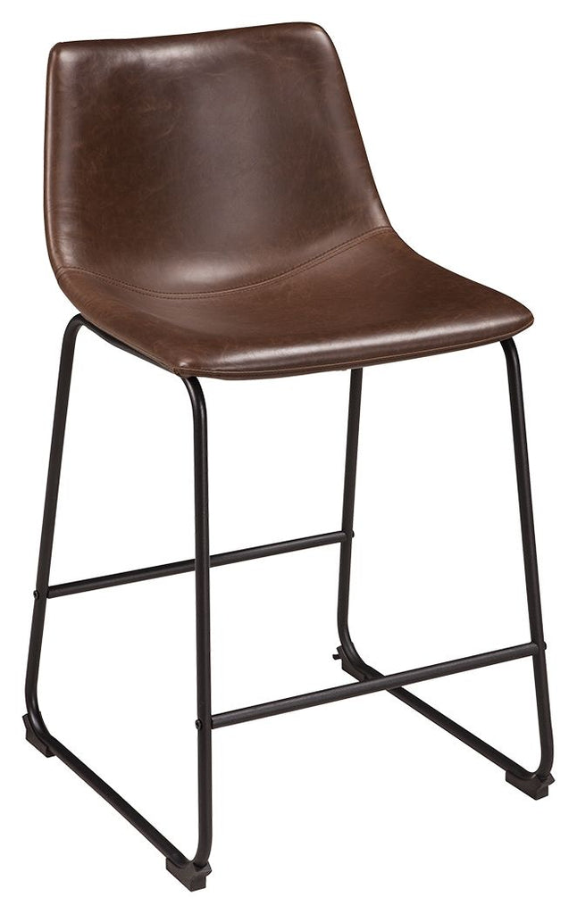 Centiar - Brown - Upholstered Barstool (2/CN)