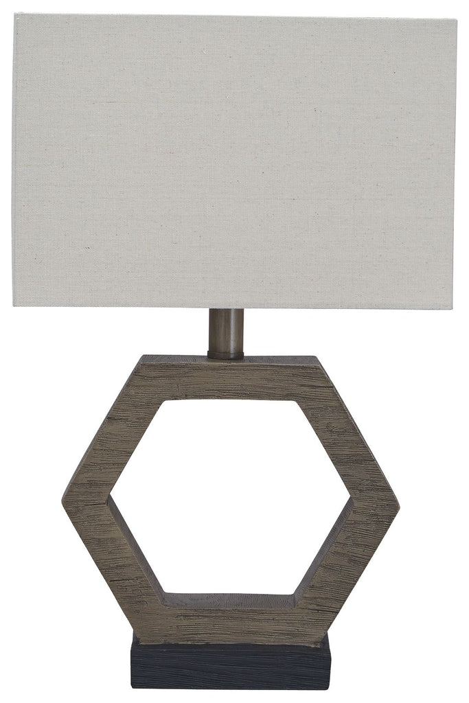 Marilu - Gray/Brown - Poly Table Lamp (1/CN)