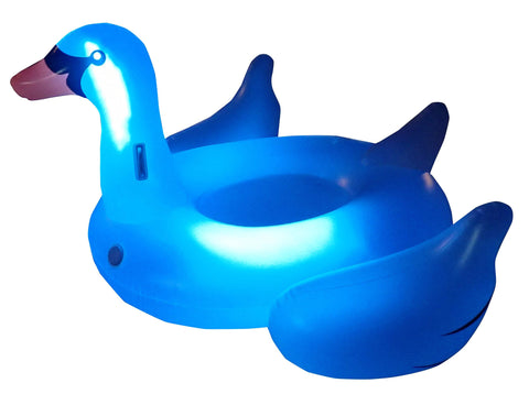 Swimline Giant LED Light Up Swan Float - Smart Neighbor