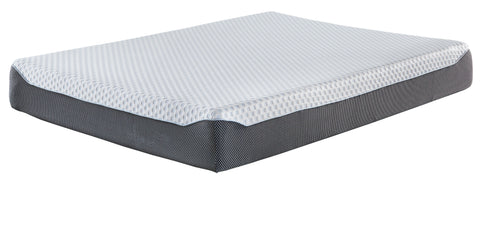 10 Inch Chime Elite - White/Blue - Full Mattress