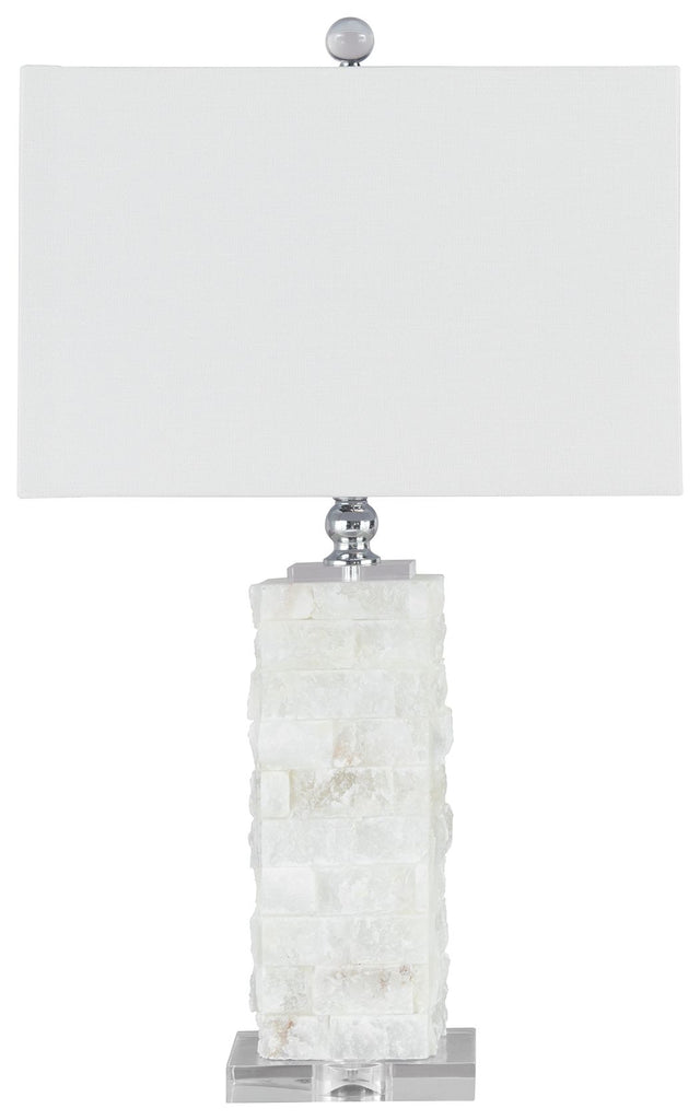 Malise - White - Alabaster Table Lamp (1/CN)