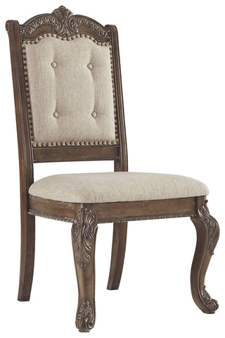 Charmond - Brown - Dining UPH Side Chair (2/CN)