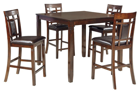Bennox - Brown - DRM Counter Table Set (5/CN)