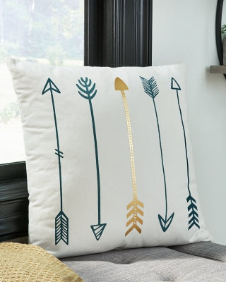 Ashley Furniture Gyldan Pillow (Set of 4) White;Metallic;Green