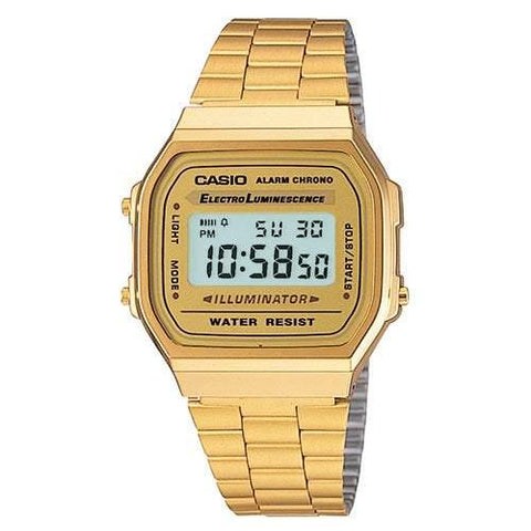 Casio Unisex Vintage Digital Gold-Tone Bracelet Watch - Smart Neighbor