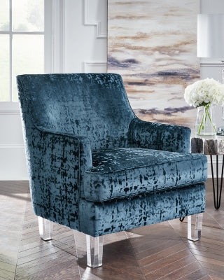 Ashley Furniture Gloriann Accent Chair Transparent;Blue