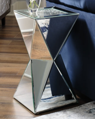 Ashley Furniture Gillrock Accent Table Metallic