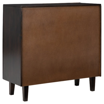 Ashley Furniture Ronlen Accent Cabinet Metallic;Brown/Beige