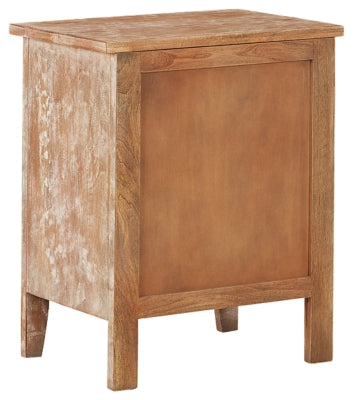Ashley Furniture Hannesboro Accent Cabinet Brown/Beige;Green