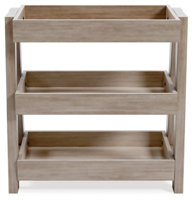 Ashley Furniture Blariden Shelf Accent Table Brown/Beige